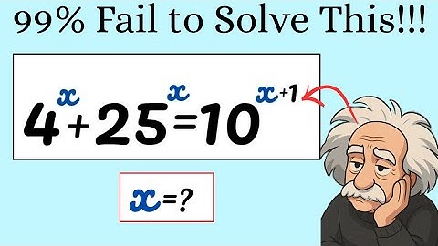Italy || can you solve this?? || Olympiad math Exponential Problem