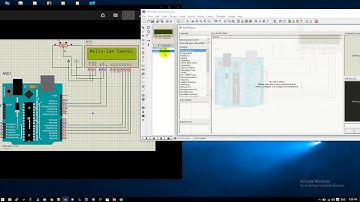 Display Test  on Arduino with Proteus ISIS