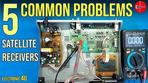 Why does the satellite receiver not turn on?