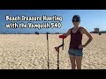 Beach Treasure Hunting with Vanquish 540 Metal Detector : Seal Beach California