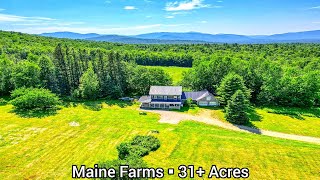 Maine Farmhouses on 31+ Acres | ME Real Estate For Sale | Stone Homes | Cheap Old Houses