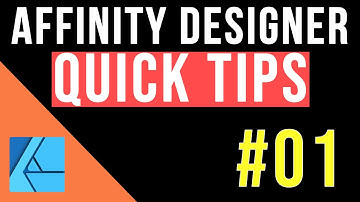 #034 Affinity Designer Quick Tips #01