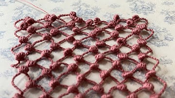 Clones knot stitch.