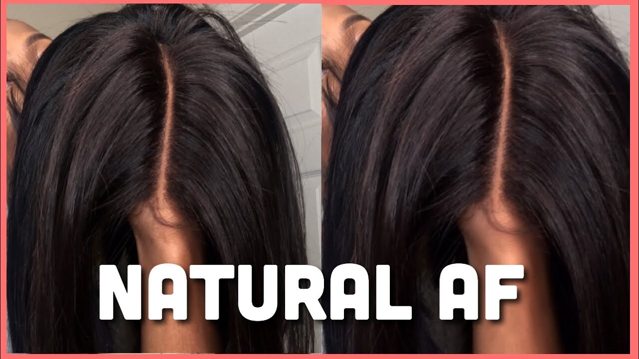 NATURAL CLOSURE WIG INSTALL| ft. allovehair - YouTube