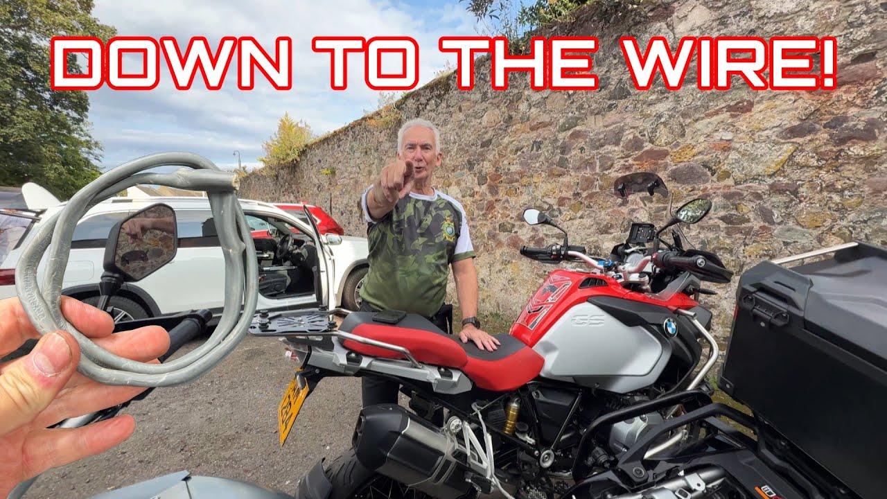Not your ordinary jump start at the side of the road BMW R1200 GS ...