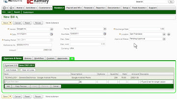 NetSuite Demo: Procure to Pay
