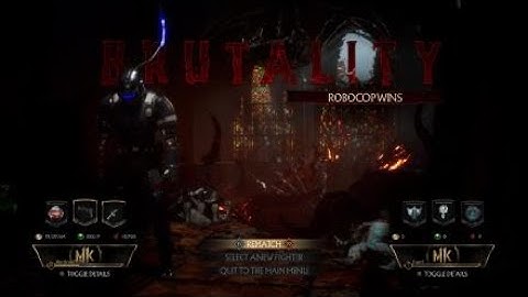 Mortal kombat 11 robo cop brutality tutorial:  let