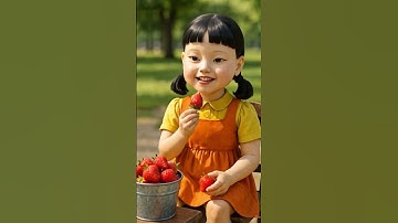 Squid Game AI Strawberry Jelly ASMR #squidgame #squidgame3 #squidgame2 #ai #asmr