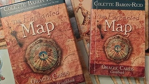 The Enchanted Map Oracle deck flip through