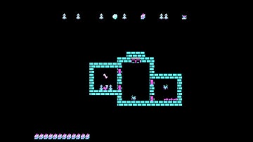 Unfinished Xmas 2020 IBM PC game in Turbo Pascal 3