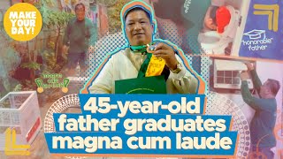 45-year-old father graduates magna cum laude | Make Your Day