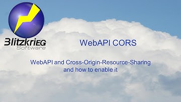 WebAPI 2: CORS