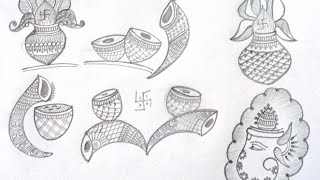 bridal mehndi design shapes - S11
