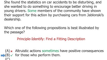 June 2007 LSAT, Section 3, Logical Reasoning, Question 6, Explanation