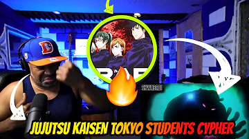 JUJUTSU KAISEN TOKYO STUDENTS CYPHER | "Sorcery Fight!" | Breeton Boi & More - Producer Reaction