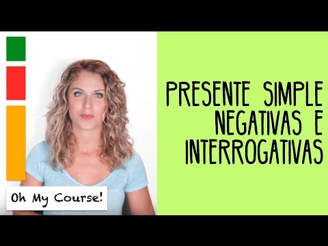 Presente Simple Negativas e Interrogativas. WH-question words