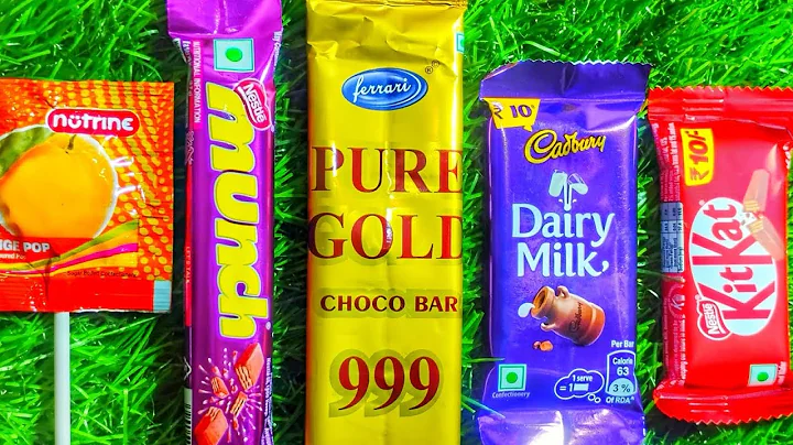 ASMR Eating Chocolate Lollipop 🍭 & Ice cream - Rainbow Food & Dessert Challenge