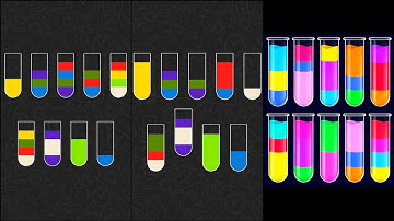 Color Sort Water Pouring Gameplay 2 ,  Android Games ios Walkthrough Simulator Think Brain Puzzle
