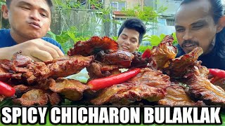 Outdoor cooking || eating spicy chicharong bulaklak || Talagang gugutomin ka sasarap nito😋@asaytv