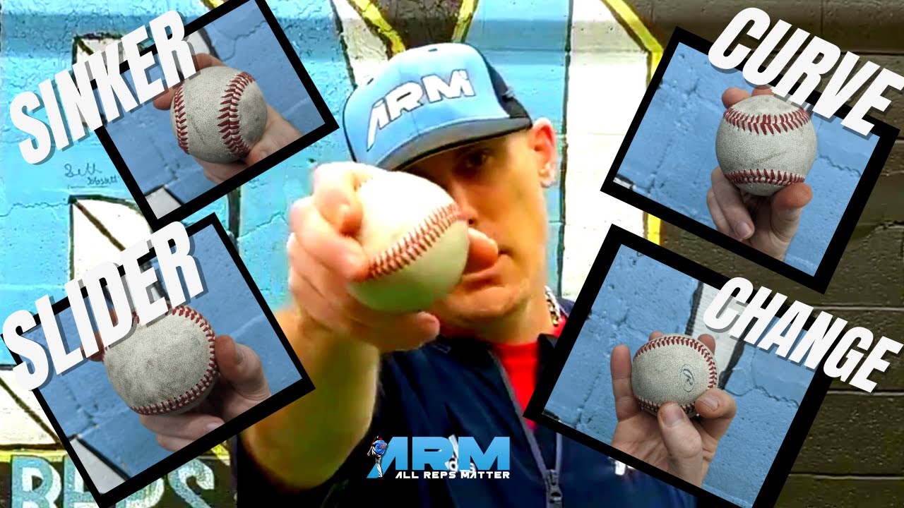 4 Killer Baseball Pitch Grips - How To Throw A Sinker, Slider