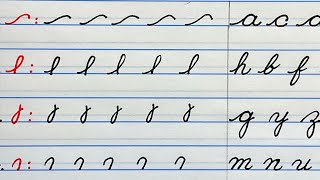 How to write basic strokes for cursive handwriting for beginners /#stroke manual/improve handwriting