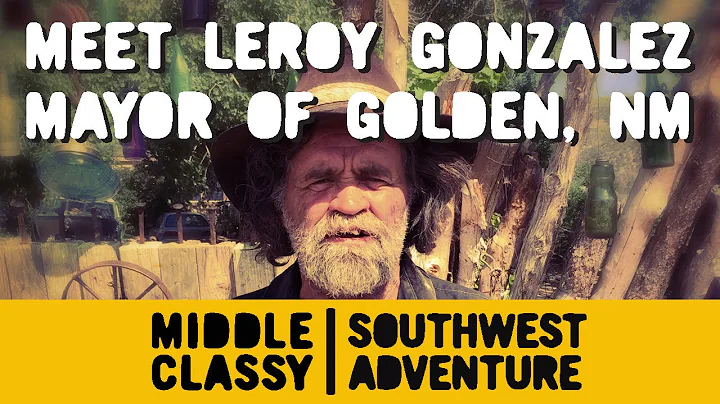 Leroy Gonzales' front yard in Golden, NM