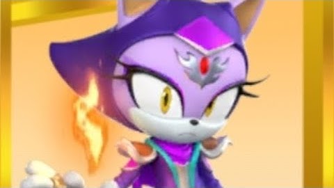 sonic dash gameplay w/pyromancer Blaze