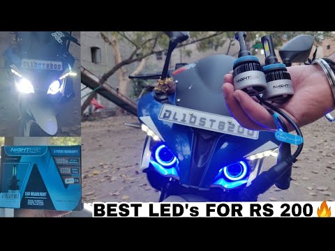 how to install ring light in rs200 || pulsar rs 200 ring light installation  || - YouTube