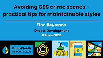 Avoiding CSS crime scenes - practical tips for maintainable styles. / Drupal Dev / Tina Reymann