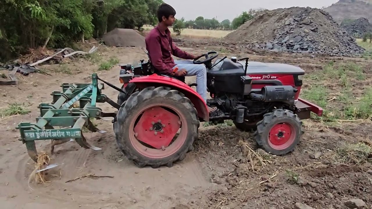 mahindra jivo 305 di  20 hp performance with caltiveter