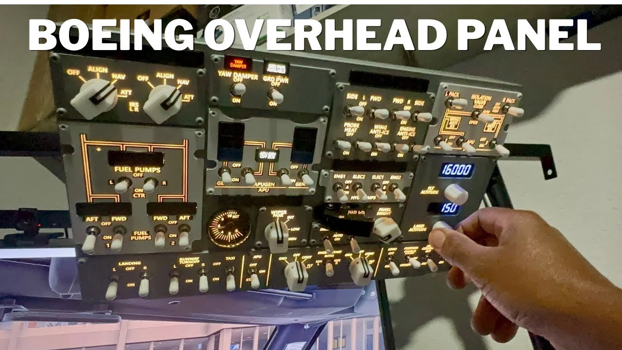 VRInsight 737 Overhead Replacement Dials - YouTube