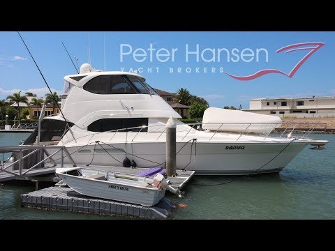 Riviera 47 Series II Enclosed Flybridge SOLD by Peter Hansen Yacht Brokers Raby Bay