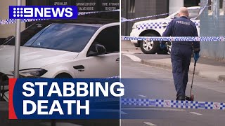 Father with suspected bikie links stabbed to death in Melbourne | 9 News Australia