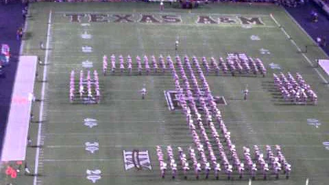 Aggie Band Block T Formation