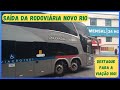 Saída de Ônibus Rodoviário da Novo Rio - RJ