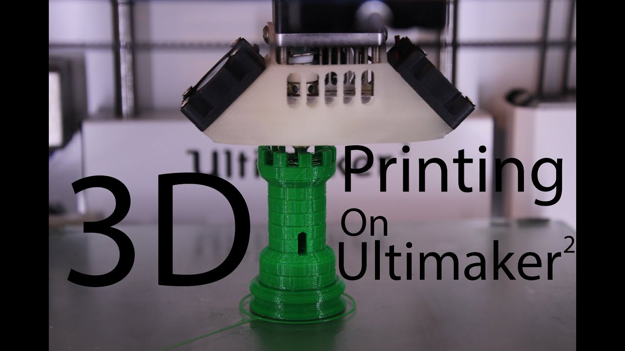 3D Printing a Rook on a Ultimaker 2 - YouTube