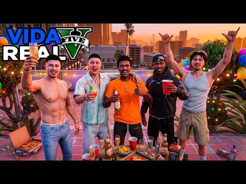 GTA V: REAL LIFE - I GATHERED ALL MY FRIENDS AT MY NEW HOUSE! 🥳 - #87