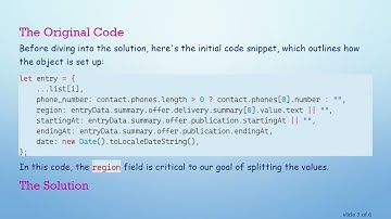 How to Split Values in a JavaScript Object for Better Data Management