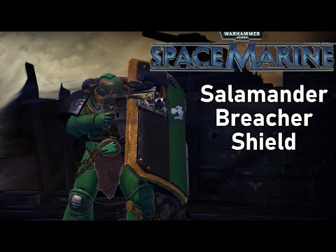 SONS OF VULKAN - Salamander w/Breacher Shield - PVE - Warhammer 40,000 Space Marine Augmented