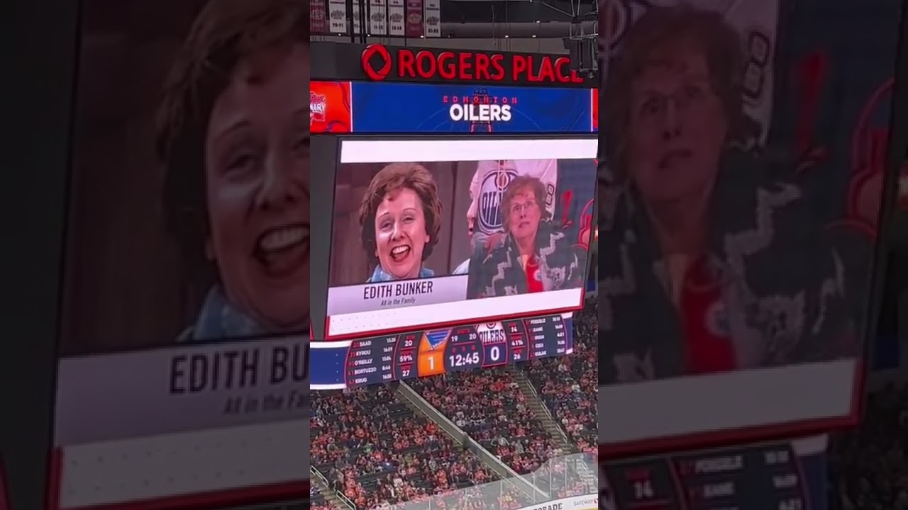 Rogers Place in Edmonton has the BEST intermission Bits! 