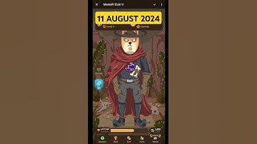 Memefi Secret Tap Combo Today 11 August 2024 #memefi #dailycombo #11august
