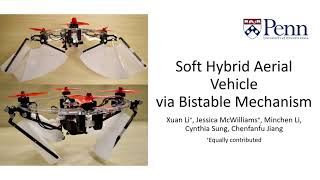 Soft Hybrid Aerial Vehicle via Bistable Mechanism screenshot 4