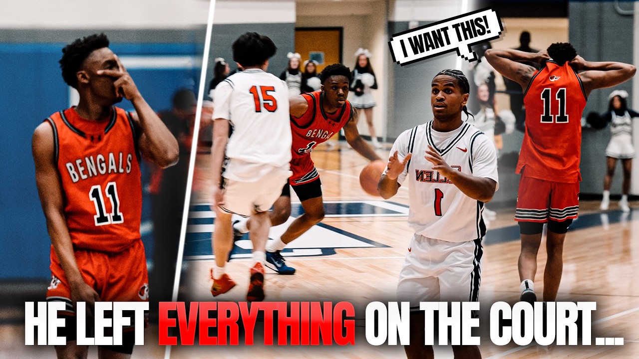 3⭐️ played his HEART out vs Allen in LAST HS GAME...