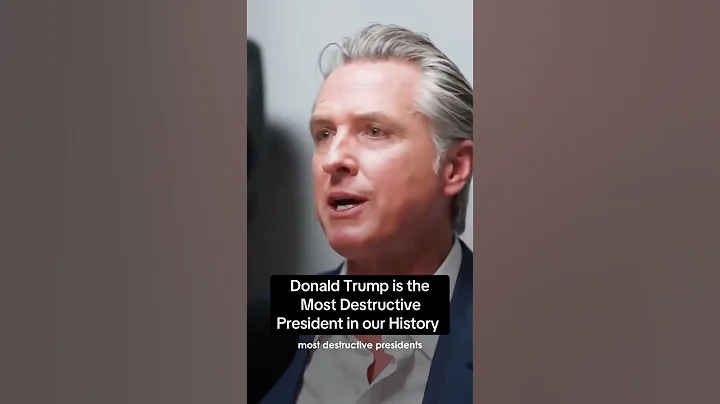 Governor #Newsom: #Trump is the Most Destructive President in Our History  #shorts #california #news