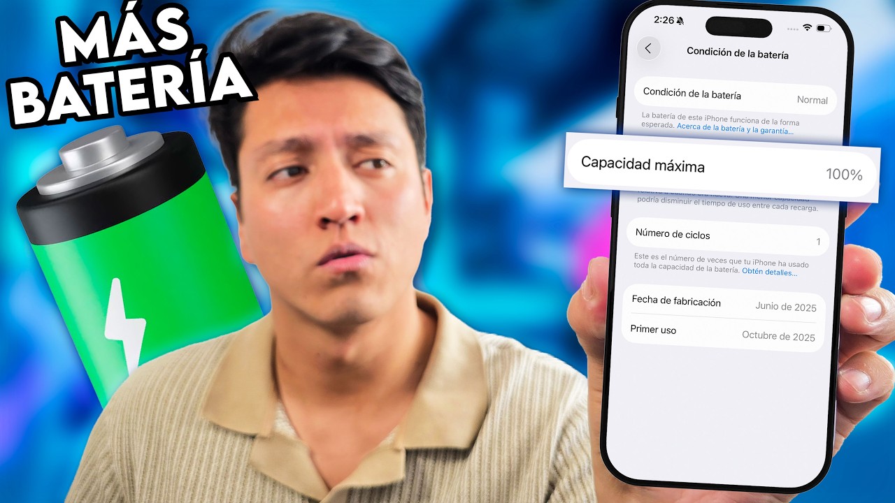 10 AJUSTES para AHORRAR BATERÍA en tu IPHONE que DEBES ACTIVAR - YouTube