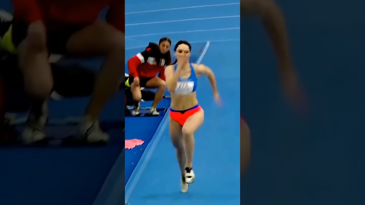 beautiful women athletic running video!! army running video shorts!! 