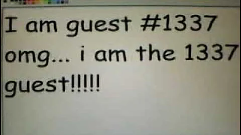 the only 1337 player