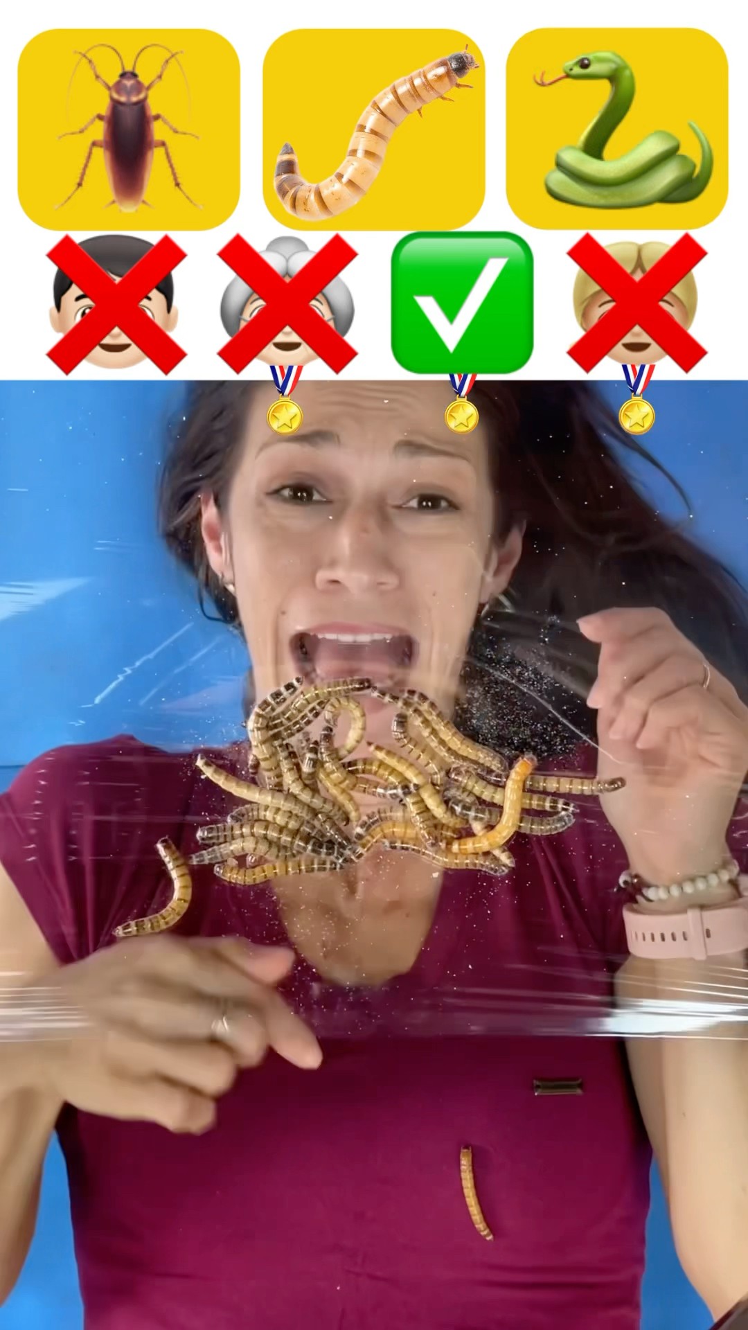 Quem vai assustar com os bichos diferentes?!? #shorts #challenge