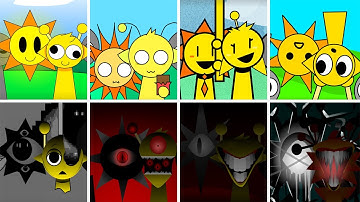 Incredibox - Sprunki but ONLY MR SUN and SIMON in ALL Different Mods