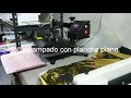 Impresión foil estampado plancha plana parametros